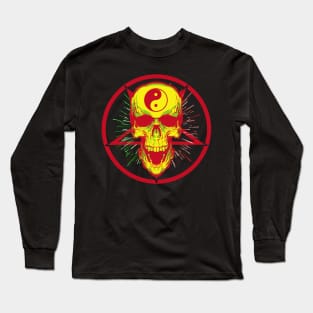 Skull of tai chi N°5 Long Sleeve T-Shirt